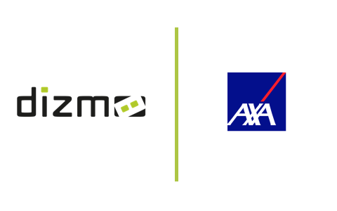 dizmo and Axa digital journey use case